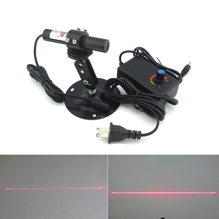 680nm 10mW Red Laser Diode Module Line Powell Uniform Line Lens 3D Scanning Visual Inspection